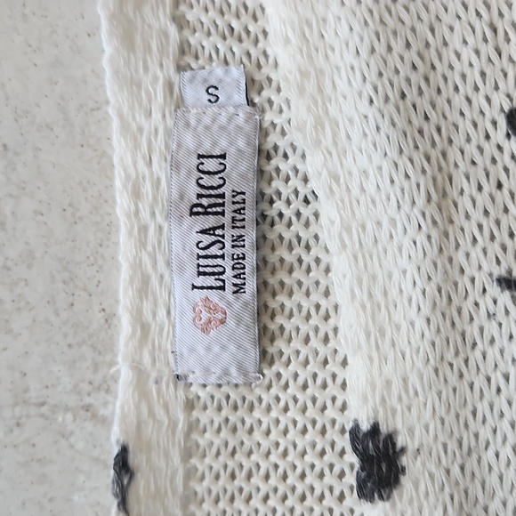 LUISA Ricci made in Italy beautiful butterfly's sweter - Picture 12 of 16